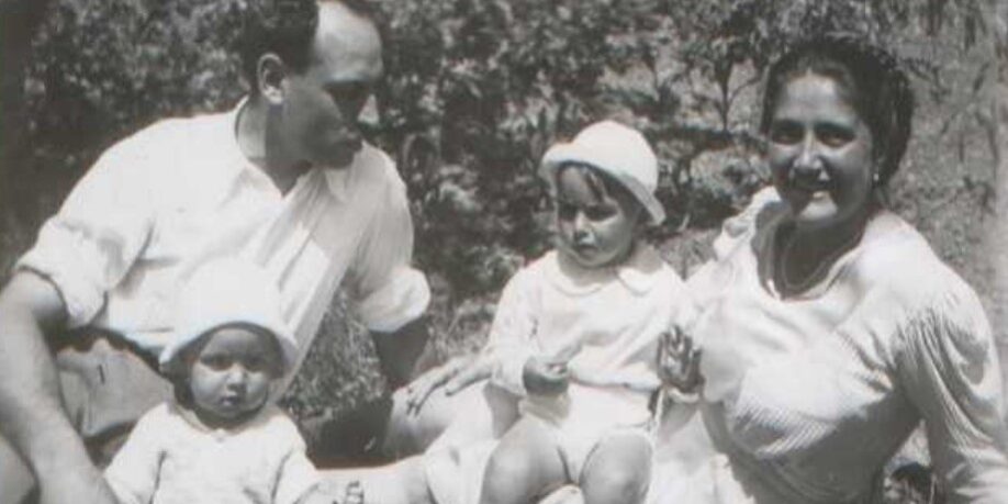 Carlo Bianchi con la moglie Albertina Casiraghi e i figli Guido e Emilio (1)